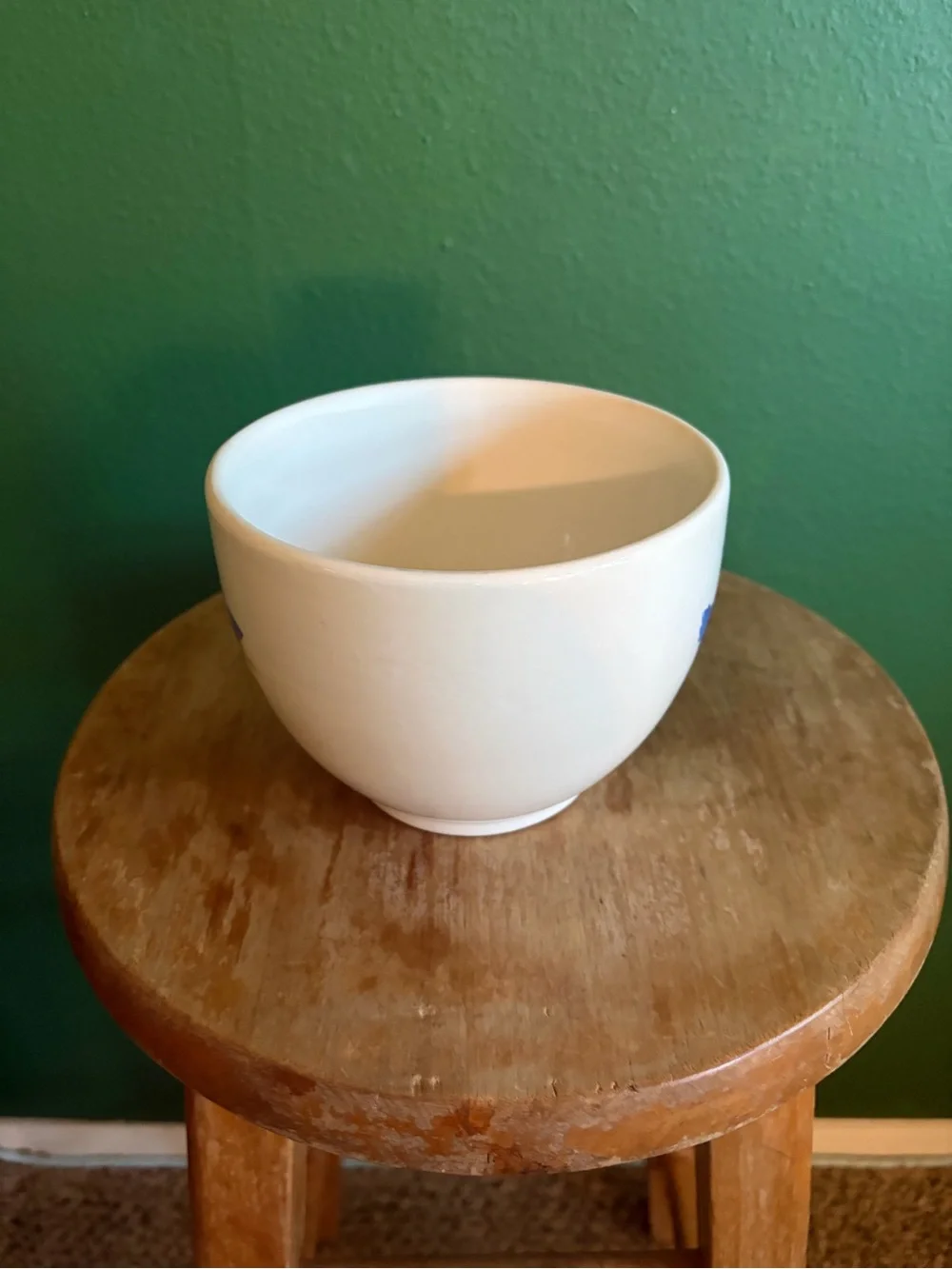 Universal Potteries Calico Fruit Vintage White Stoneware Bowl
